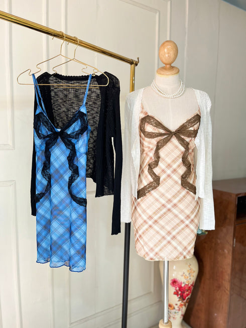 Women Spaghetti Straps Mesh Bodycon Dress With Shrug